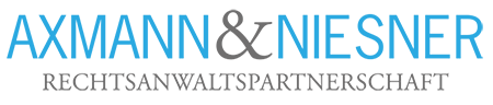 Logo der Rechtsanwaltspartnerschaft Axmann & Niesner